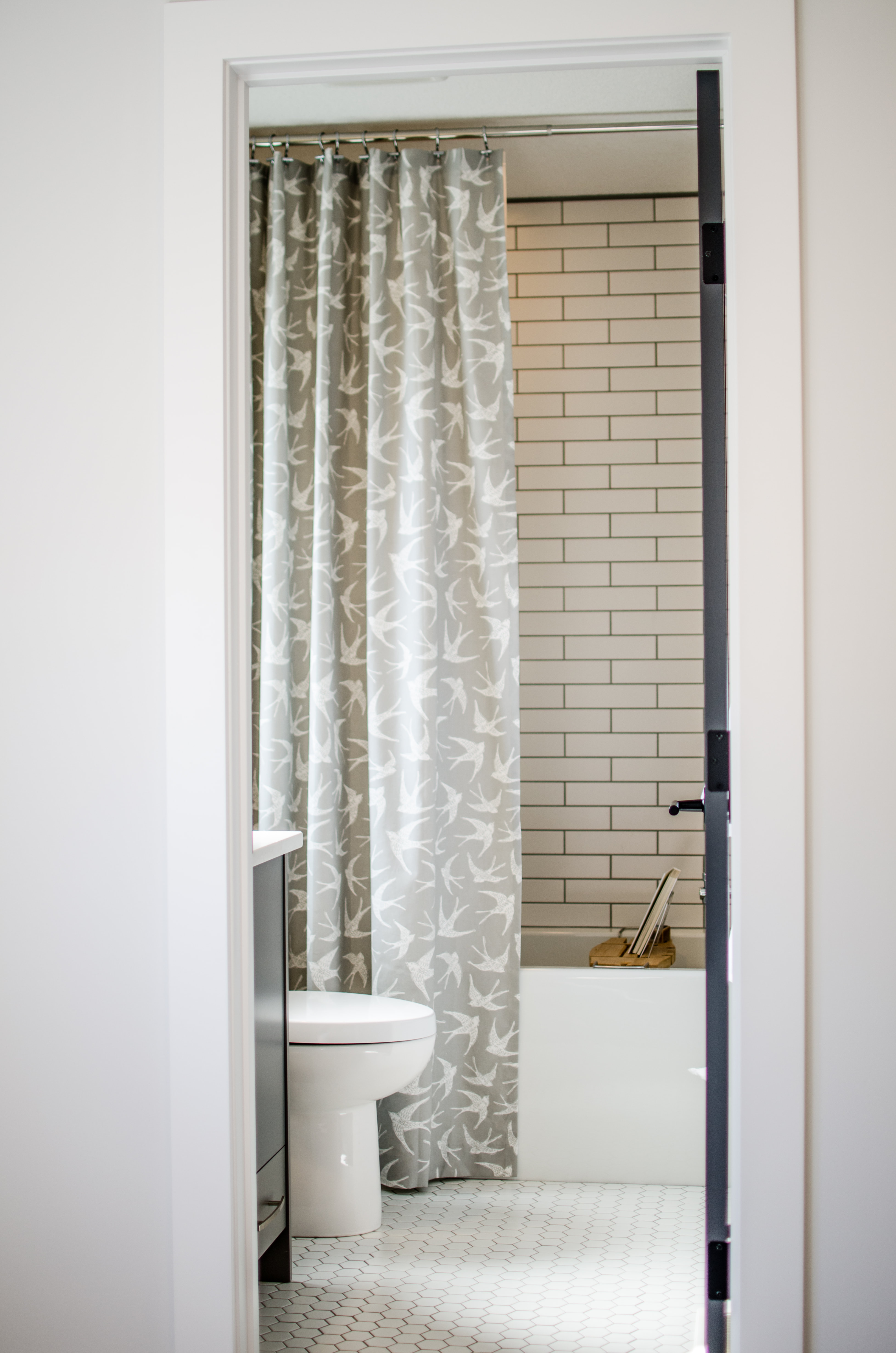 Soar Floor To Ceiling Shower Curtain